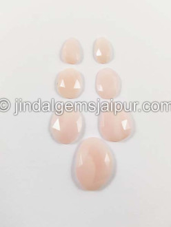 Pink Opal Rose Cut Slices